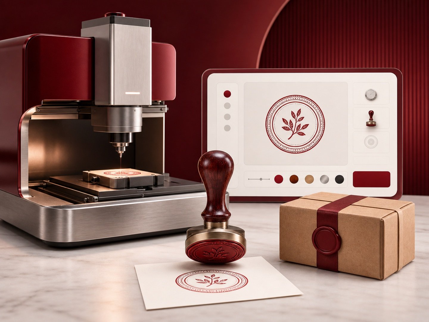 Custom stamp maker ecommerce experience